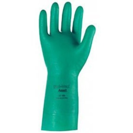 ANSELL Sol-Vex Unsupported Nitrile Gloves, L, 15 mil 117143
